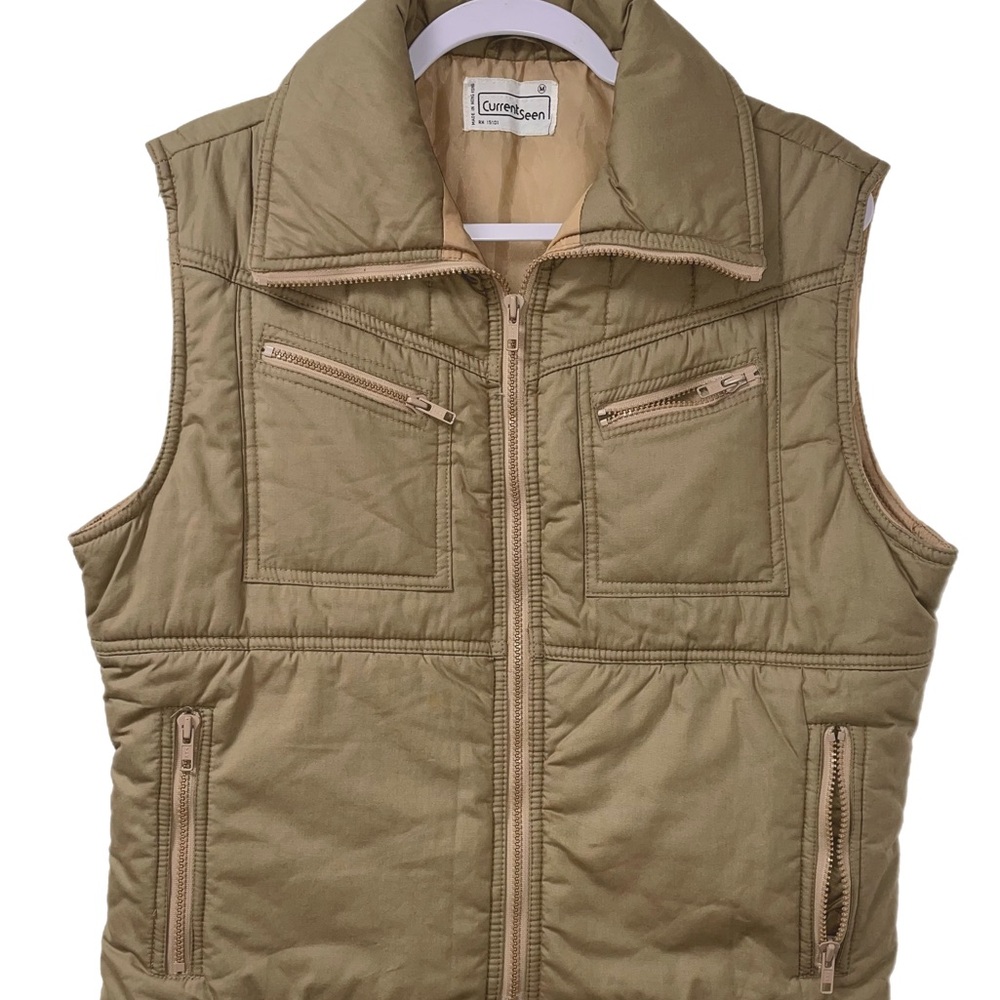 Retro Current Seen Cargo ZipperVest